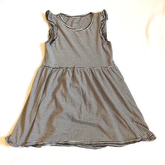 H&M Other - H&M striped ruffle T-shirt dress